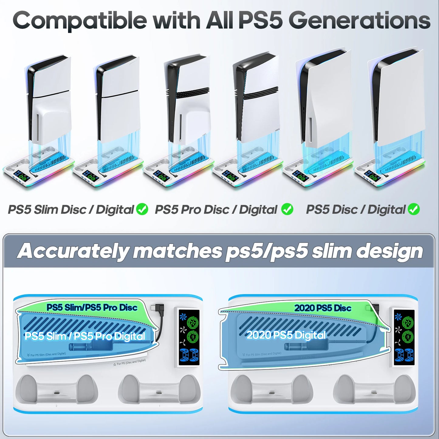 PS5 Pro Cooling Stand
